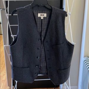 Joseph Abboud Blue Tweed Vest